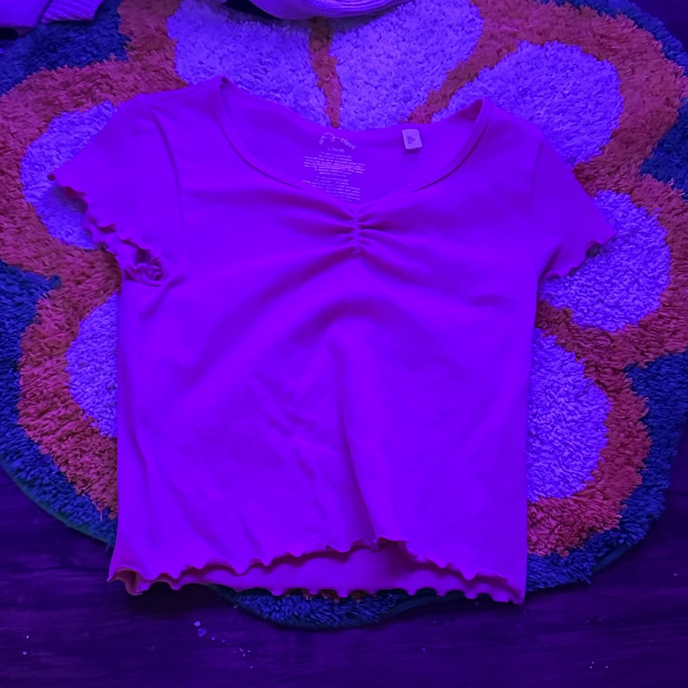 Art Class Lilac Short Sleeve Top